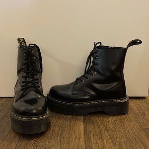 Dr. Martens Jadon Smooth Leather Platform Boots